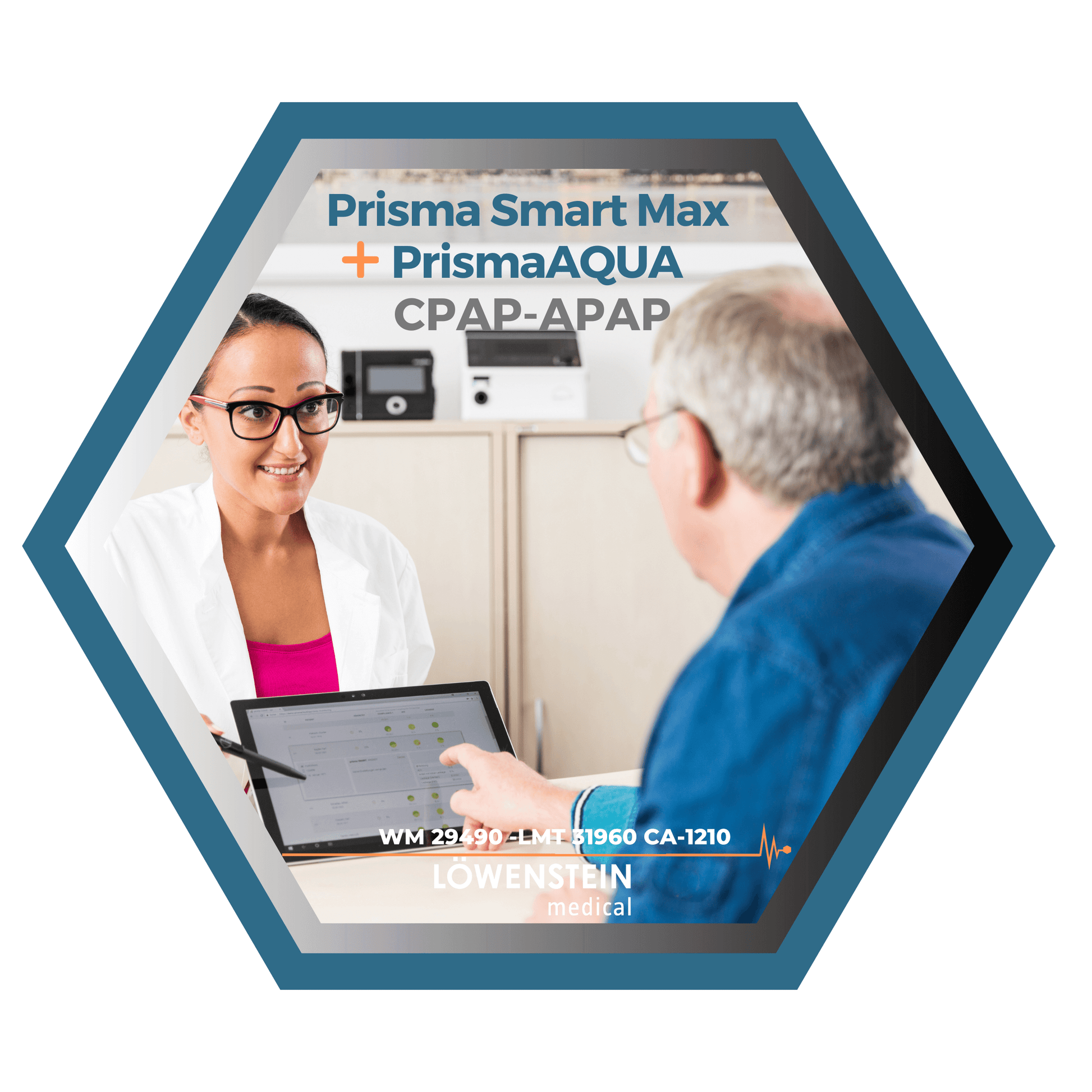 Löwenstein|Prisma Smart Max|Appareil CPAP-APAP, filtres, tube et sac de transport_3 _LMT 31960 CA-1210