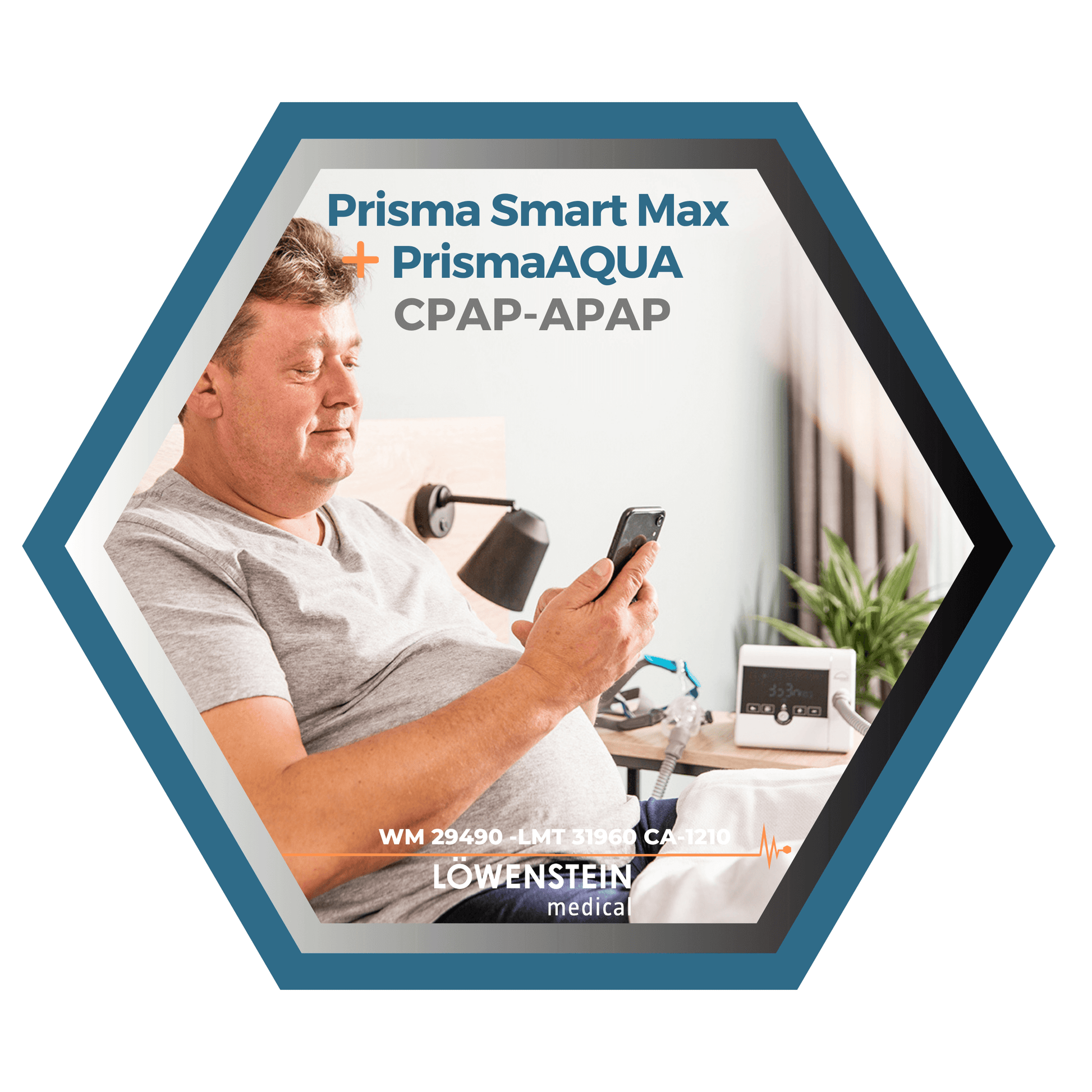 Löwenstein|Prisma Smart Max|Appareil CPAP-APAP, filtres, tube et sac de transport_5 _LMT 31960 CA-1210