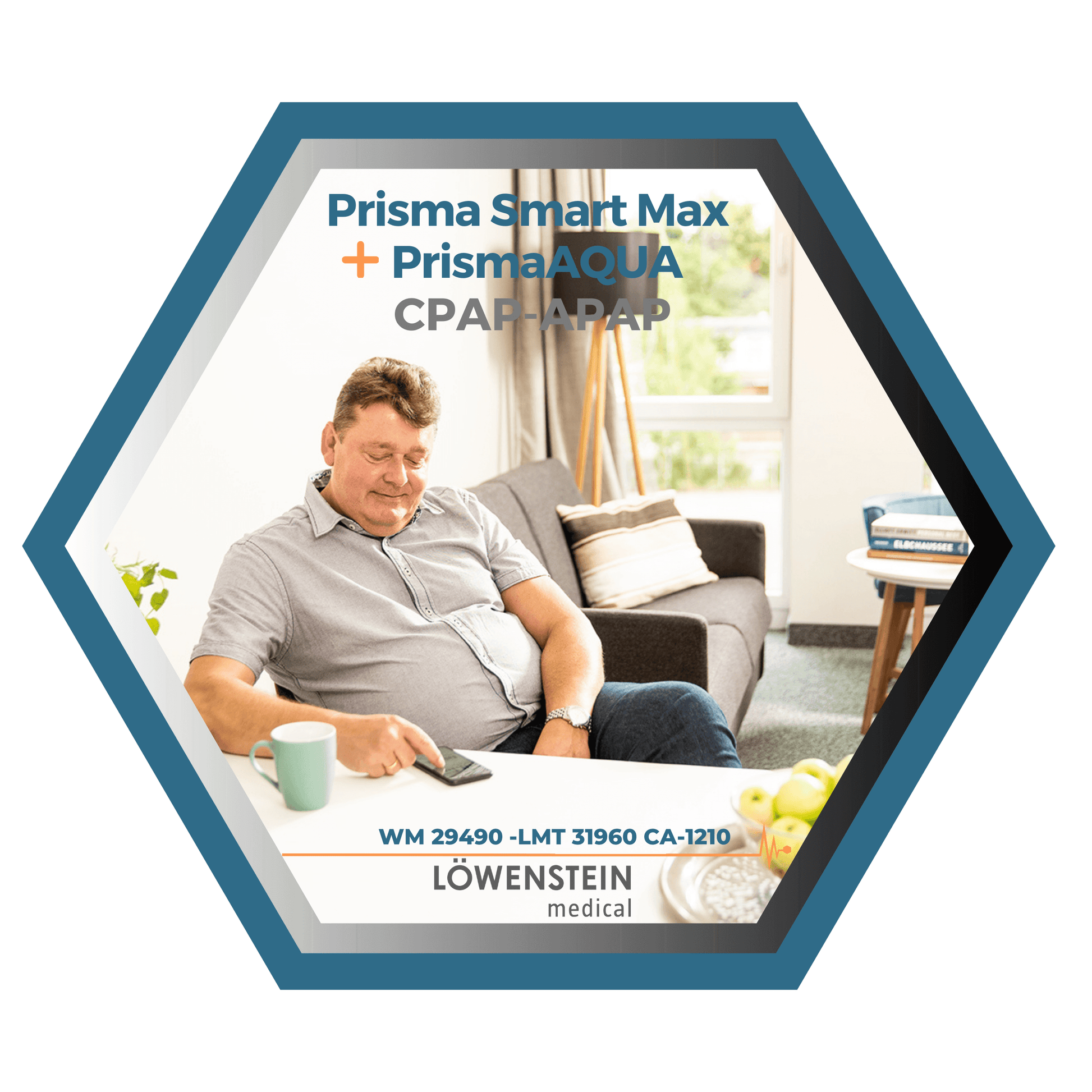 Löwenstein|Prisma Smart Max|Appareil CPAP-APAP, filtres, tube et sac de transport_7 _LMT 31960 CA-1210