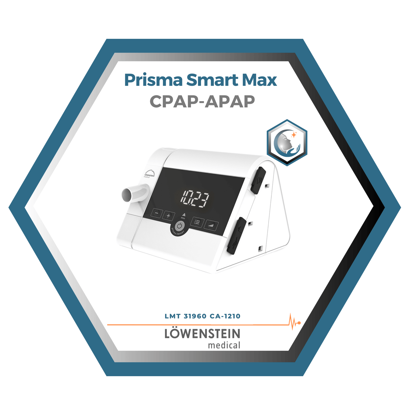 Löwenstein|Prisma Smart Max|Appareil CPAP-APAP, filtres, tube et sac de transport_8 _LMT 31960 CA-1210
