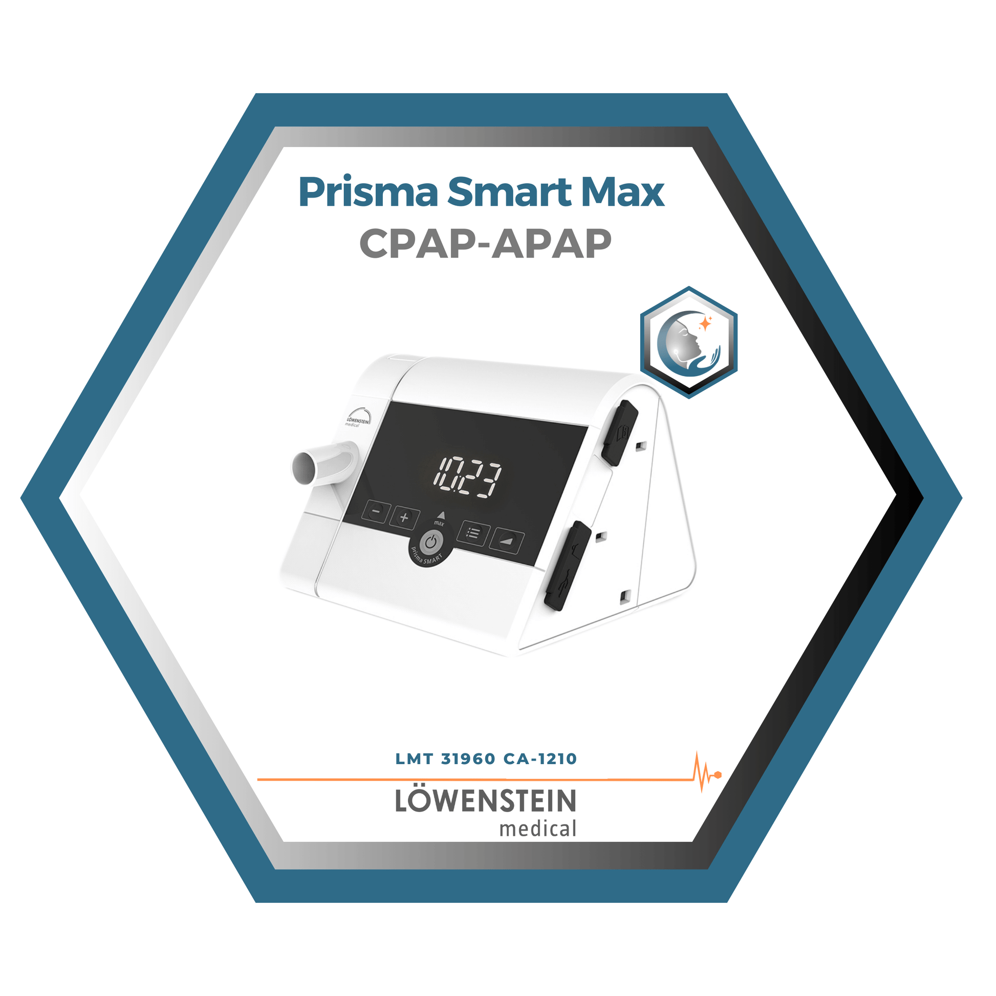 Löwenstein|Prisma Smart Max|Appareil CPAP-APAP, filtres, tube et sac de transport_8 _LMT 31960 CA-1210