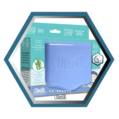 KEGO | Contour | Lingettes nettoyante pour Masque CPAP | Boîte de 72