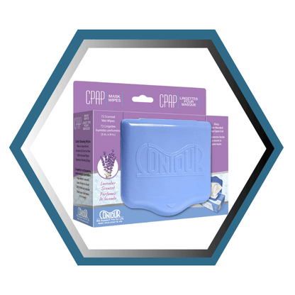 KEGO | Contour | Lingettes nettoyante pour Masque CPAP | Boîte de 72