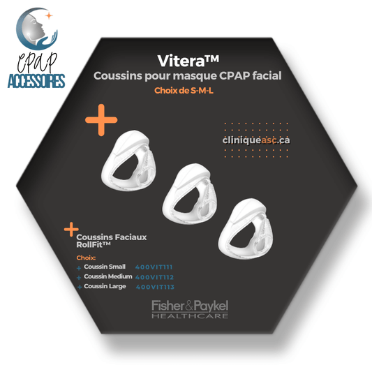 Fisher & Paykel Vitera™ Coussins pour masque CPAP facial