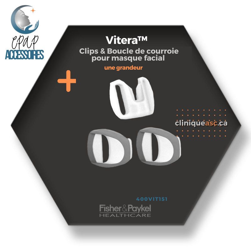 Fisher & Paykel Vitera™ Facial CPAP Mask Strap Clips and Buckle