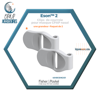 Fisher & Paykel Eson™ 2 Clips de courroies pour masque CPAP nasal