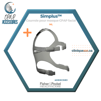 Fisher & Paykel Simplus™ Courroie pour masque CPAP facial