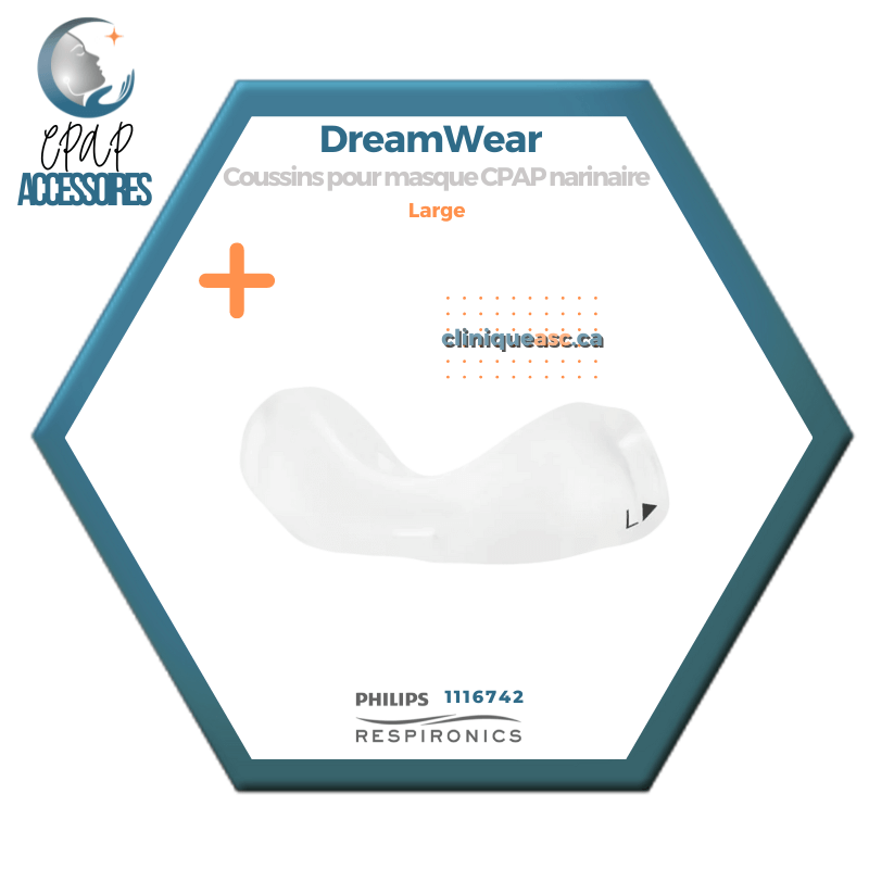 Philips Respironics DreamWear Coussins pour masque CPAP sous-narinaire