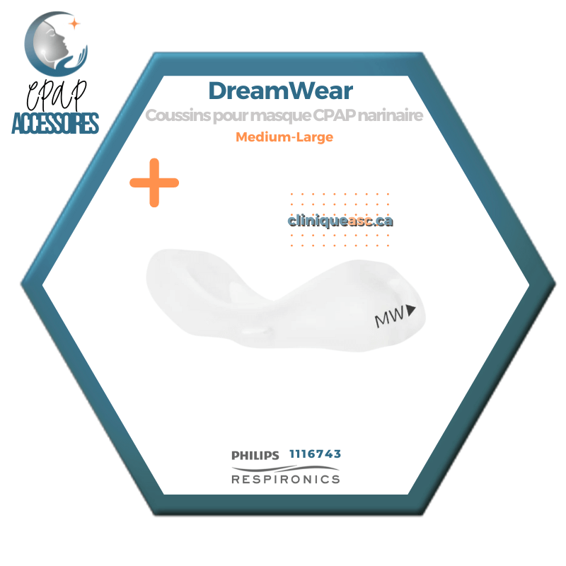 Philips Respironics DreamWear Coussins pour masque CPAP sous-narinaire