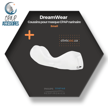 Philips Respironics DreamWear Coussins pour masque CPAP sous-narinaire