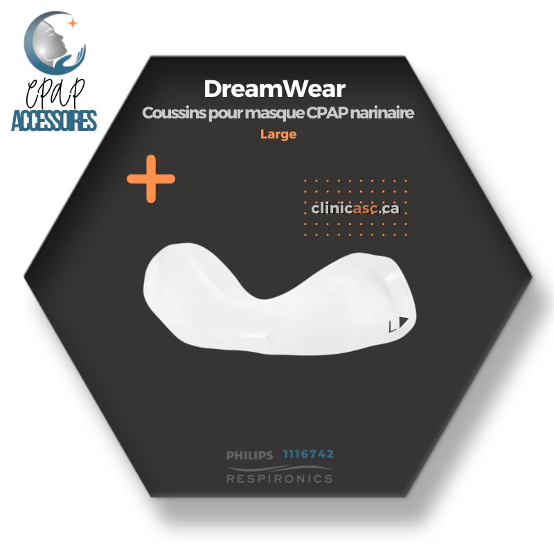 Philips Respironics DreamWear Coussins pour masque CPAP sous-narinaire