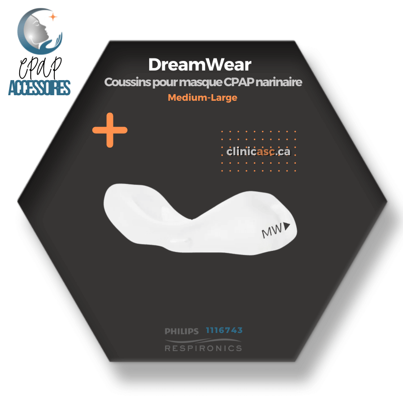 Philips Respironics DreamWear Coussins pour masque CPAP sous-narinaire