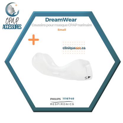 Philips Respironics DreamWear Coussins pour masque CPAP sous-narinaire