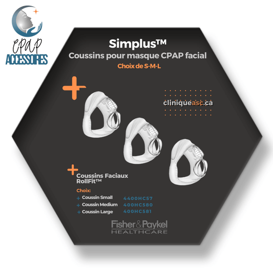 Fisher & Paykel Simplus™ Coussins pour masque CPAP facial