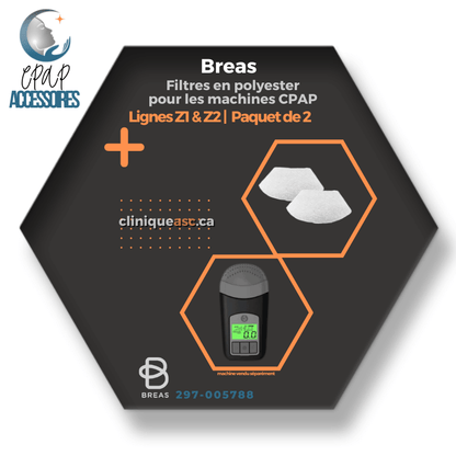 Breas Polyester Filters for Travel CPAP Machines | Lines Z1 & Z2