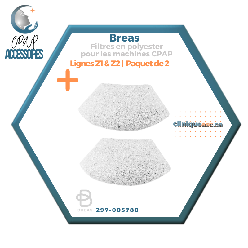 Breas Polyester Filters for Travel CPAP Machines | Lines Z1 & Z2