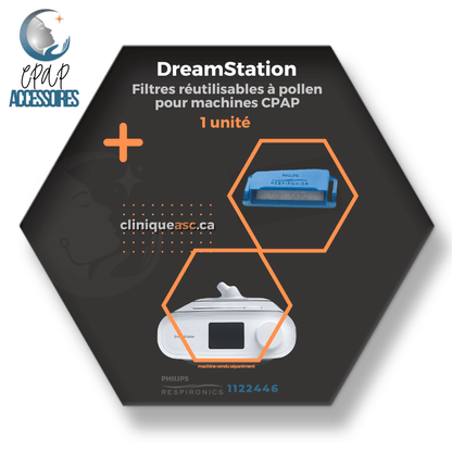 Philips Respironics Filtres réutilisables à pollen pour machine CPAP| DreamStation