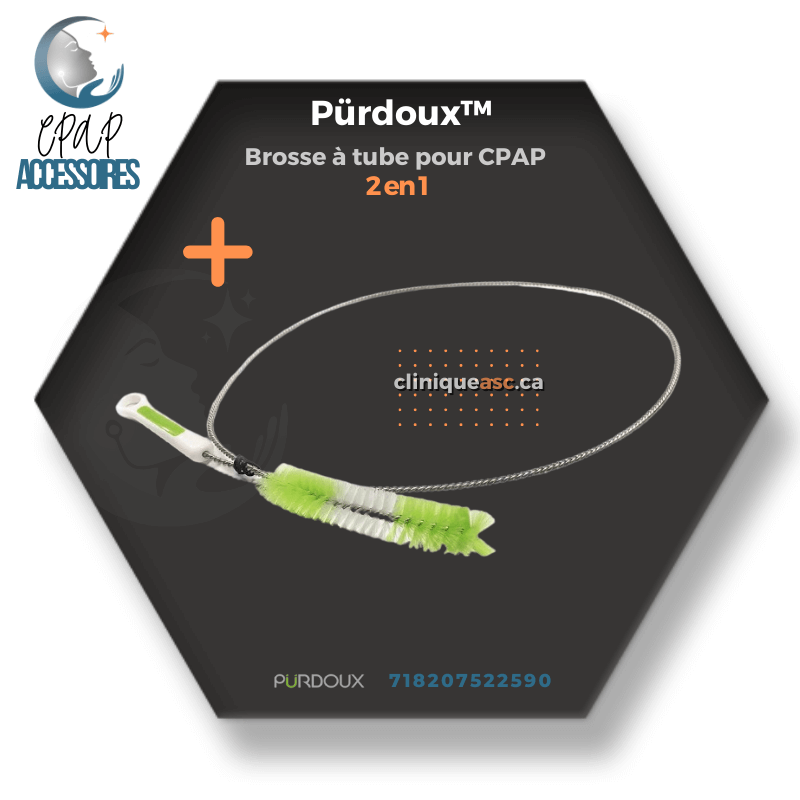 Pürdoux™ Brosse à tube pour CPAP 2 en 1