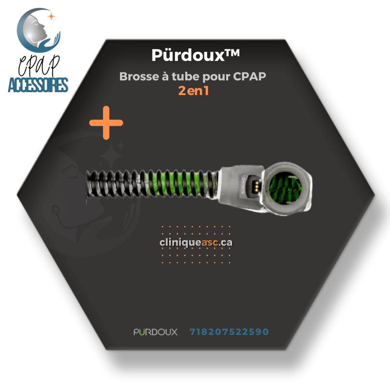 Pürdoux™ Brosse à tube pour CPAP 2 en 1