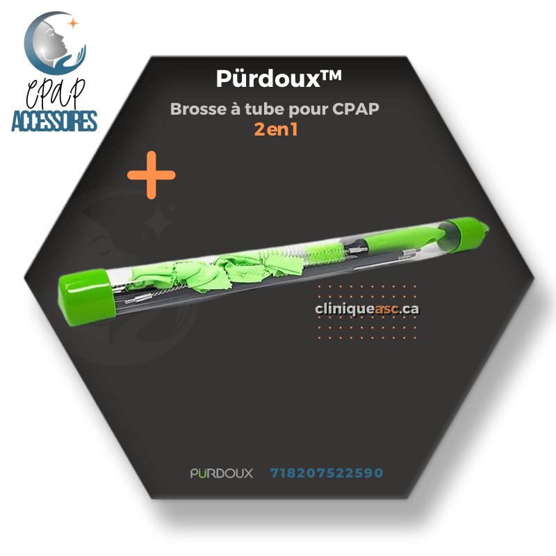 Pürdoux™ Brosse à tube pour CPAP 2 en 1