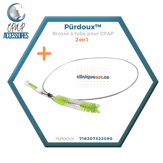 Pürdoux™ Brosse à tube pour CPAP 2 en 1