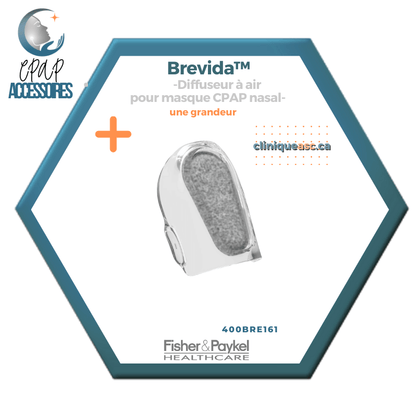 Fisher & Paykel Brevida™ Diffuseur lavable pour masque CPAP nasal