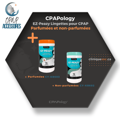 CPAPology EZ-Peazy Lingettes pour CPAP