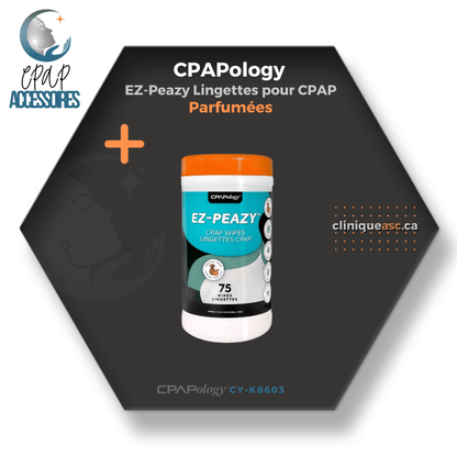 CPAPology EZ-Peazy Lingettes pour CPAP