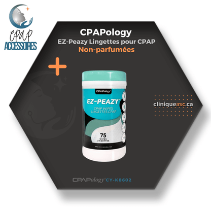 CPAPology EZ-Peazy Lingettes pour CPAP