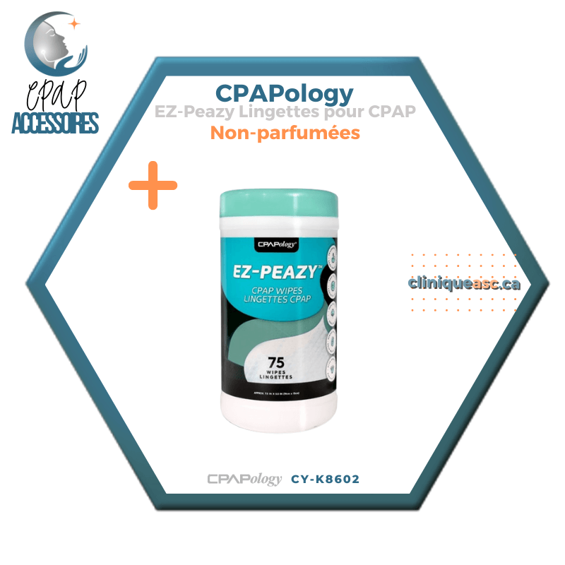 CPAPology EZ-Peazy Lingettes pour CPAP