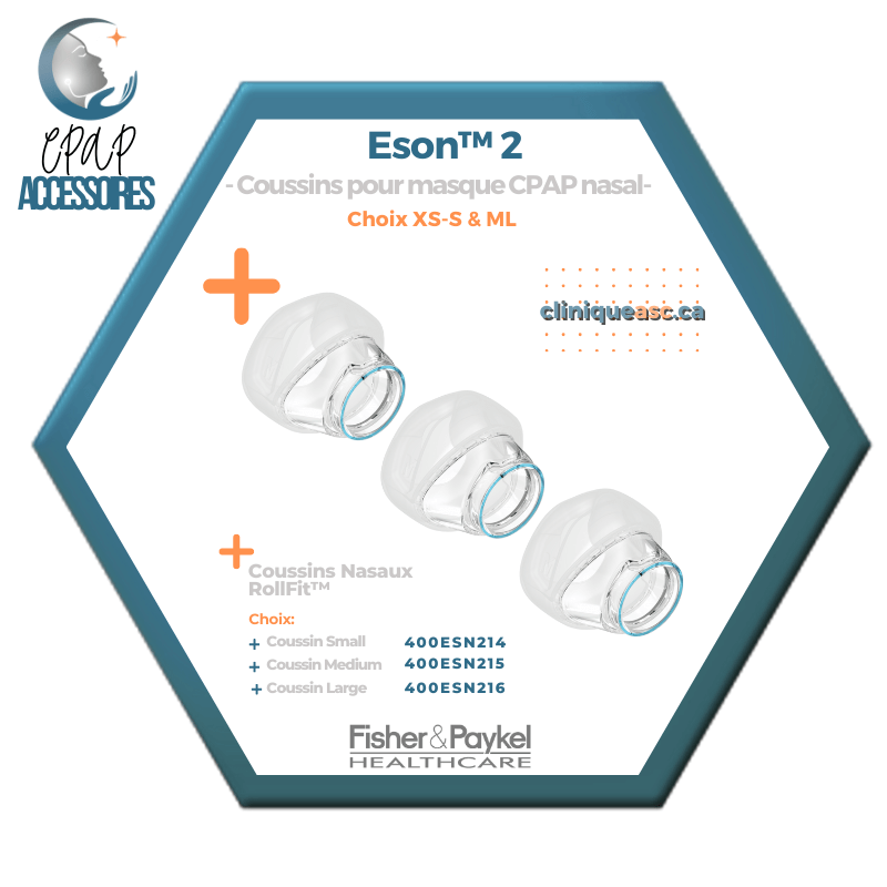 Fisher & Paykel Eson™ 2 Coussins pour masque CPAP nasal