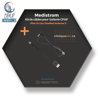 Medistrom Kit de câbles pour Pilot-24 Lite  | ResMed AirSense 11