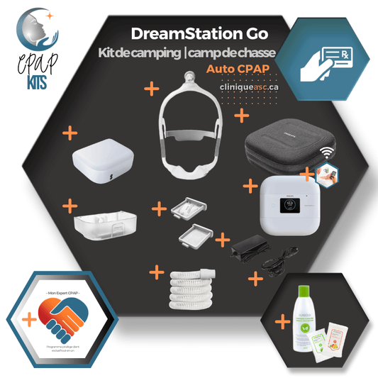 Philips Respironics DreamStation GO | Kit de camping ou camp de chasse