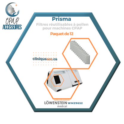 Löwenstein Filtres pour machine CPAP | Prisma