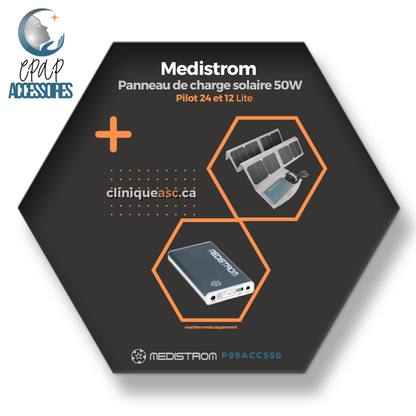 Medistrom Panneau solaire 50W | Pilot 24 et 12 Lite