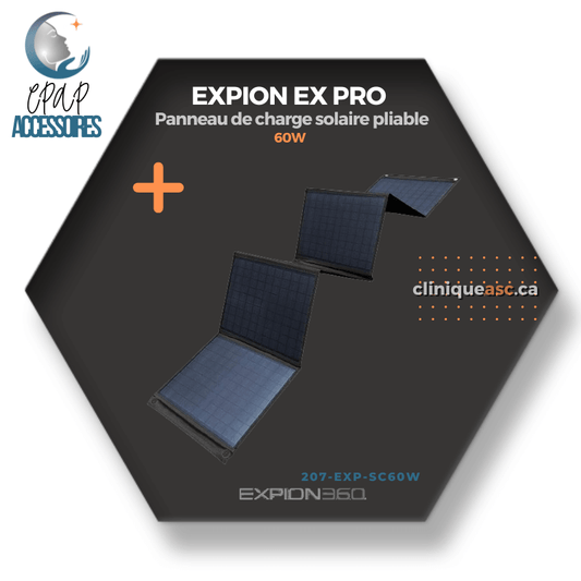 EXP PRO Expion Panneau de charge solaire pliable 60W  | EXP48PRO et EXP96PRO