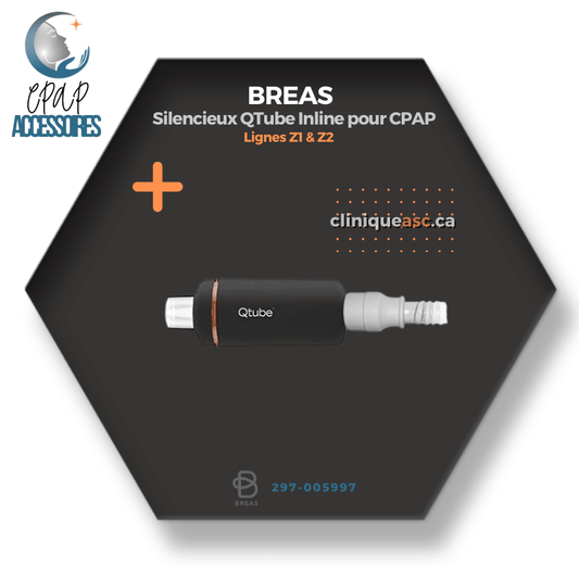 Quiet QTube Inline Breas for CPAP | Lines Z1 & Z2
