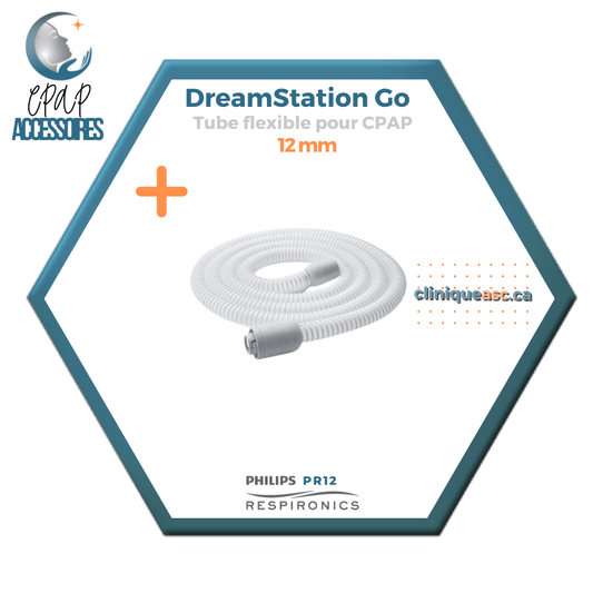 Philips Respironics Tube flexible 12mm pour CPAP | Dreamstation Go