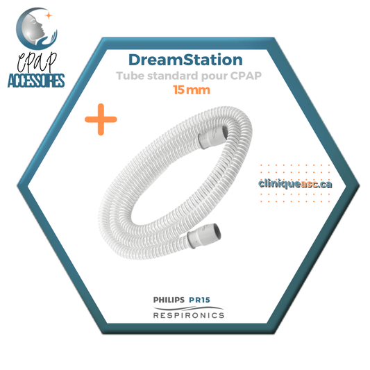 Philips Respironics Tube standard 15mm pour machine CPAP