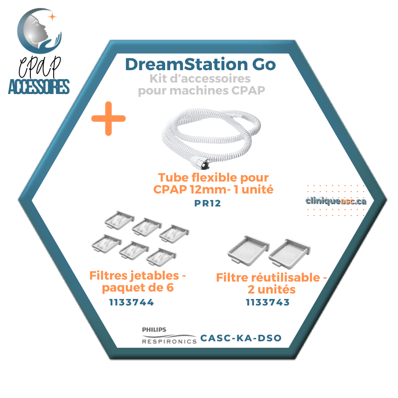 Philips Respironics Kit d’accessoires CPAP | DreamStation Go