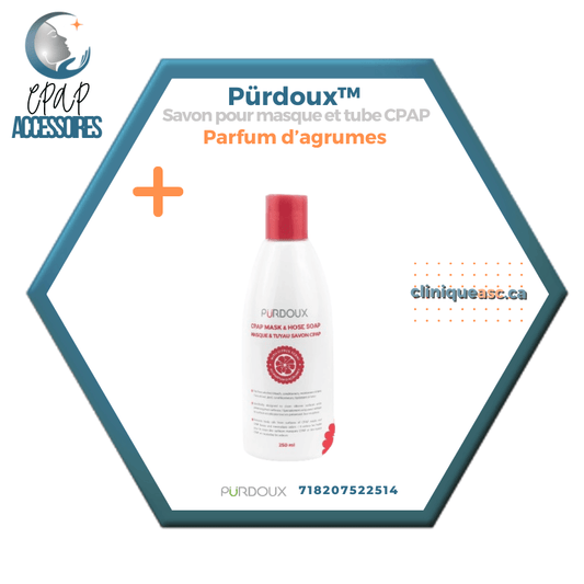 Pürdoux™ | Savon pour masque et tube CPAP  |  Parfum d’agrumes | 250 ml