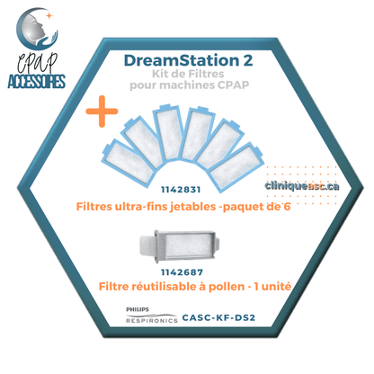 Philips Respironics Kit de filtres CPAP | DreamStation 2