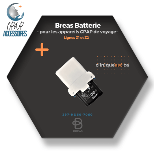 Breas Extended Life Battery for Travel CPAP Machines | Lines Z1 and Z2