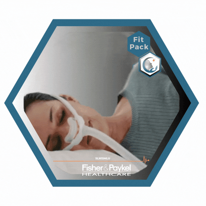Fisher & Paykel | SOLO™ | Masque CPAP nasal | FitPack: courroie, tube & coussins interchangeables S,M,L