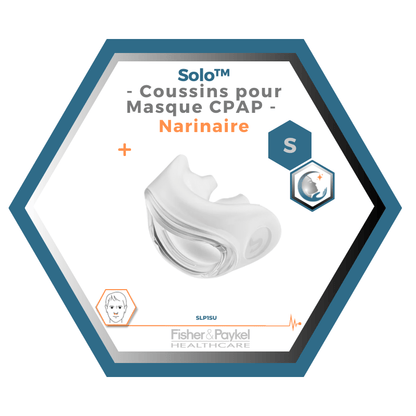 Fisher & Paykel | SOLO™ | CPAP Nasal Pillows Cushions|S,M,L