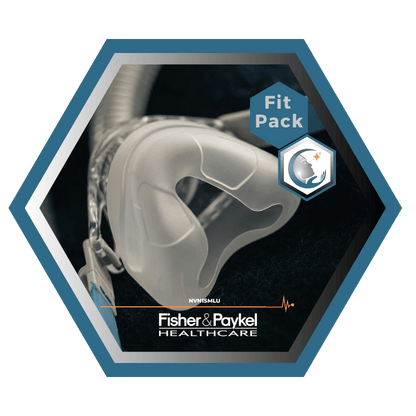 Fisher & Paykel | Nova™| Masque CPAP Nasal | FitPack: courroie, tube & coussins interchangeables S,M,L