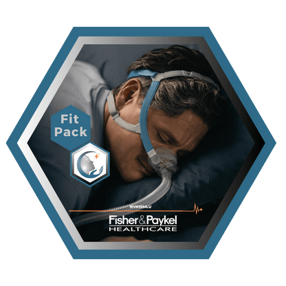 Fisher & Paykel | Nova Micro™ | Masque CPAP Nasal | FitPack: courroie, tube & coussins interchangeables S,M,L-NVN1SMLU