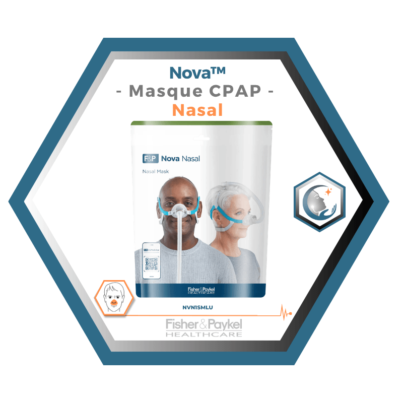 Fisher & Paykel | Nova™ | Masque CPAP Nasal | S,M,L