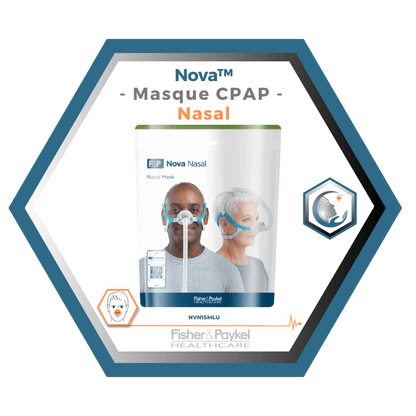 Fisher & Paykel | Nova™ | Masque CPAP Nasal | S,M,L