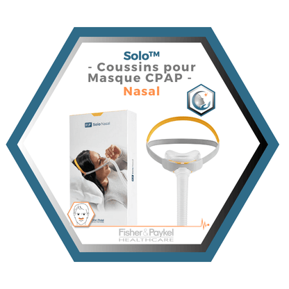 Fisher & Paykel | SOLO™ | Coussins pour Masque CPAP nasal | S,M,L,W